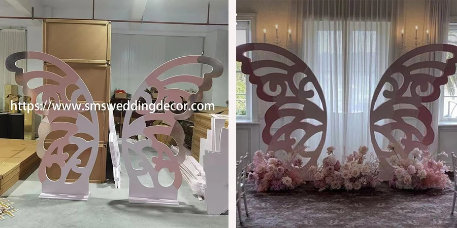 wedding butterfly backdrop