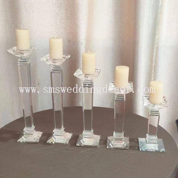 Glass Pedestal Candle Holders Glass Pedestal Candle Holders