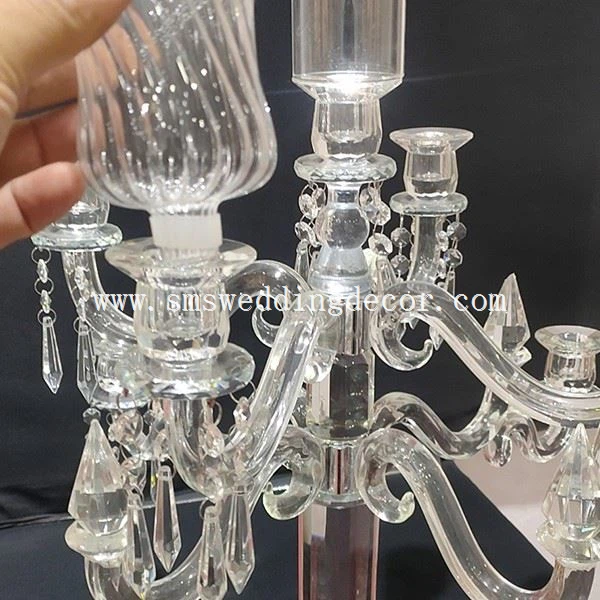 glass candelabra