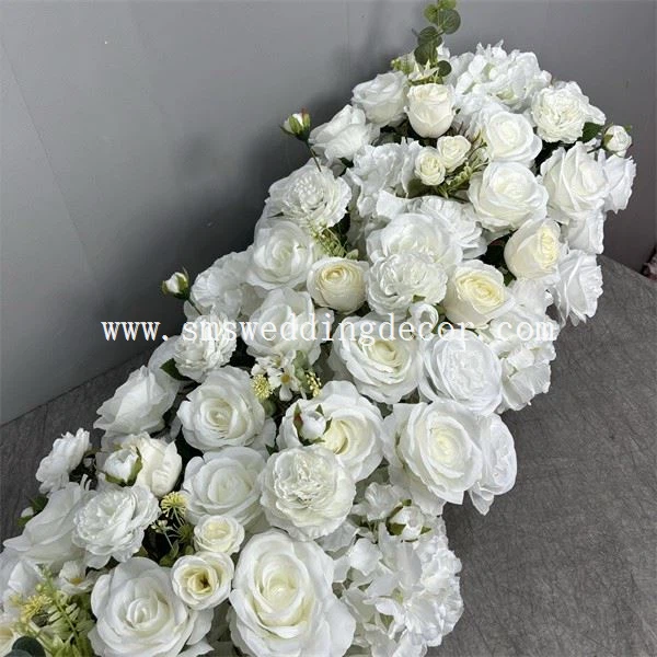 silk flower table runner