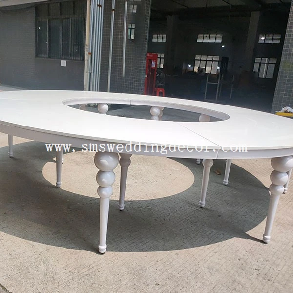 s shaped table